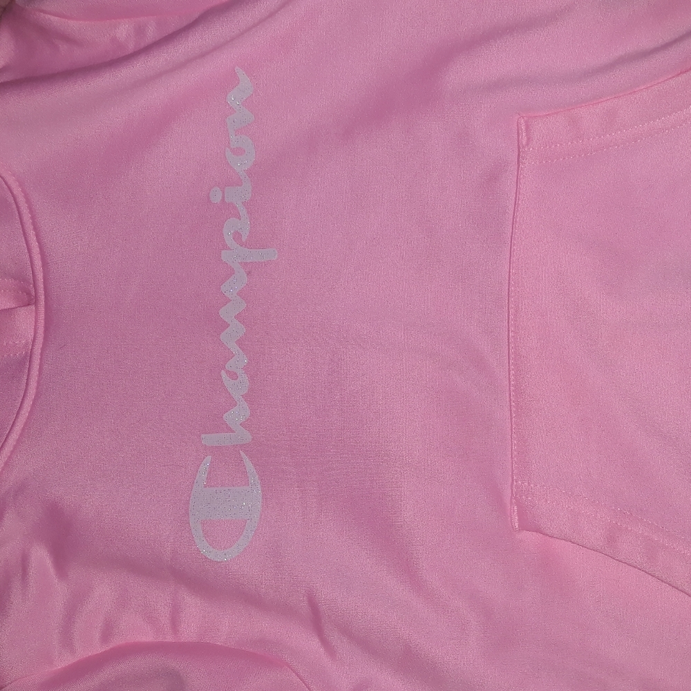 Soft light pink Champion hoodie